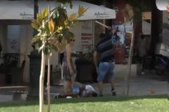 Βίντεο-σοκ: Άγριo ξύλο μεταξύ αλλοδαπών στην Θεσσαλονίκη