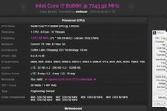 Ο Core i7 8086K ξεπέρασε τα 7,200MHz