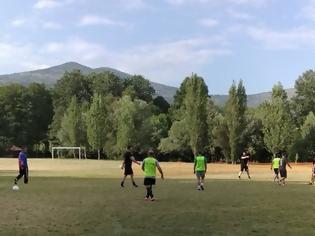 Φωτογραφία για Οι Συνοριακοί Καστοριάς έπαιξαν ποδόσφαιρο για να τιμήσουν πεσόντα συνάδελφό τους
