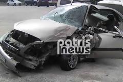 Πατρών – Πύργου: Τρεις τραυματίες σε τροχαίο κοντά στη Βάρδα