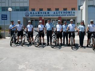 Φωτογραφία για Αστυνομικοί με ποδήλατα και στο Ηράκλειο