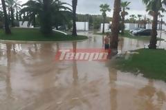 Βιβλική καταστροφή στη δυτική Αχαΐα - Πλημμύρισε μεγάλη ξενοδοχειακή μονάδα στη Λακκόπετρα - 
