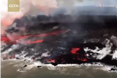 Βίντεο: Δέος από την εικόνα της λάβας που χύνεται στον ωκεανό