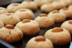 Μπισκότα βουτύρου με αμύγδαλα και μέλι