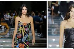 Η Κένταλ Τζένερ και η Μπέλα Χαντίντ εντυπωσίασαν με αποκαλυπτικές δημιουργίες στο fashion show του Versace