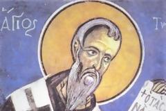 Ο άγιος Τύχων και τα σταφύλια!