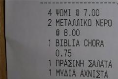 Μύκονος: Πλήρωσαν 28 ευρώ για τέσσερις φέτες ψωμί!