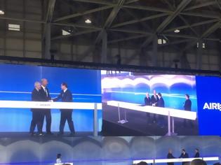 Φωτογραφία για Aegean: Υπεγράφη η συμφωνία-μαμούθ για την παραγγελία έως 42 αεροσκαφών από την Airbus