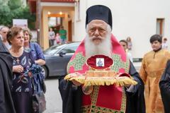 Υποδοχή Ιερού Λειψάνου του Αγίου Κοσμά στη Νάουσα