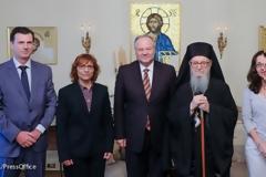 ΗΠΑ: Συνάντηση του αρχηγού της ΕΛΑΣ με τον αρχιεπίσκοπο Αμερικής Δημήτριο