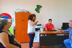 Περιοδεία του ΚΚΕ με επικεφαλής τον βουλευτή Νίκο Μωραΐτη, στο ειδικό σχολείο ΒΟΝΙΤΣΑΣ