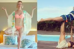 Στη Βόρεια Εύβοια για γιόγκα η Νάντια Μπουλέ (ΦΩΤΟ)