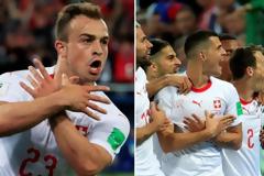 Σάλος στο Μουντιάλ μετά τους αλβανικούς αετούς ποδοσφαιριστών στο ματς Ελβετία - Σερβία [video]