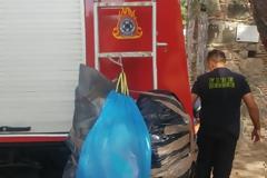 Χίος: Καθάρισαν την Κρίνα οι πυροσβέστες που τη «φρουρούν»