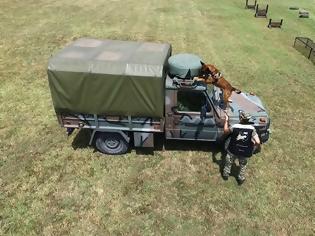 Φωτογραφία για Άσκηση από τη Μεραρχία Υποστήριξης με Στρατιωτικούς Σκύλους