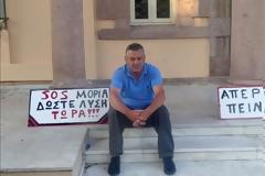 Απεργία πείνας ξεκίνησε ο πρόεδρος της Μόριας για την αποσυμφόρηση του hotspot
