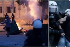 Θεσσαλονίκη: Πετροπόλεμος και χημικά σε εκδήλωση του ΣΥΡΙΖΑ για το Σκοπιανό [Βίντεο]