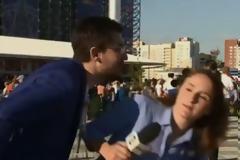 Βραζιλιάνα ρεπόρτερ τα... χώνει σε άγνωστο άντρα που προσπάθησε να την φιλήσει [video]