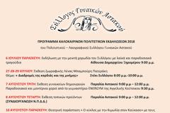ΣΥΛΛΟΓΟΣ ΓΥΝΑΙΚΩΝ ΑΣΤΑΚΟΥ: Ανακοινώθηκαν οι εκδηλώσεις για το καλοκαίρι του 2018