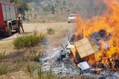 Κρήτη: Καύση ναρκωτικών από τη Δίωξη (φωτογραφίες)