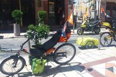 Αμφιλοχία: Mε το ποδήλατο από την Γερμανία (φωτο)