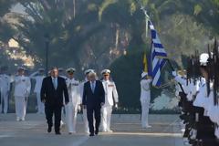 Ο ΥΕΘΑ Πάνος Καμμένος στην τελετή ορκωμοσίας των νέων Σημαιοφόρων τάξεως 2018 στη Σχολή Ναυτικών Δοκίμων