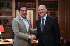 Τσίπρας σε Μοσκοβισί: Οι πολίτες θα αρχίσουν να νιώθουν την αλλαγή μέρα με τη μέρα