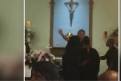 Ιερέας σε παροξυσμό πετάει έξω από «το ναό του» τα παιδιά γυναίκας που κηδευόταν