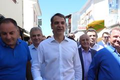 Φωτορεπορτάζ από την επίσκεψη του Κυριάκου Μητσοτάκη στη Λευκάδα