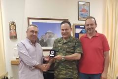 Επίσκεψη Συνδέσμου Αποφοίτων Αξιωματικών ΣΣΕ 1983 στο Συμμαθητή τους Διοικητή ΑΣΔΕΝ Αντιστράτηγο Νικόλαο Μανωλάκο