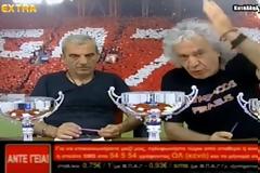 Άγριο χώσιμο Τσουκαλα σε χουντικό οπαδό του Ολυμπιακού [video]