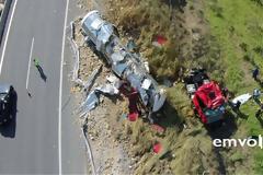 Βίντεο-σοκ από θανατηφόρο τροχαίο στην Εγνατία οδό