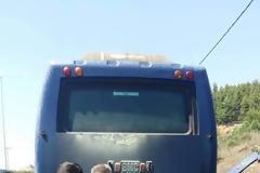 Μεσολόγγι: Παραλίγο να πάρει φωτιά λεωφορείο της ΕΛ.ΑΣ. στην Ιόνια Οδό! (ΔΕΙΤΕ ΦΩΤΟ)