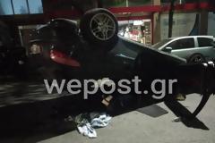 Τροχαίο στην Παπάφη – Στο νοσοκομείο ένα ζευγάρι