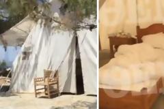 Μύκονος: Μετά τα κοντέινερ... σκηνές από την Αίγυπτο για τους εργάτες - μετανάστες