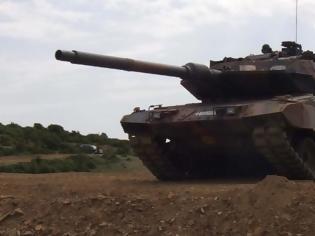 Φωτογραφία για Leopard 2HEL: Αυτό είναι το άρμα μάχης του ελληνικού στρατού - ΒΙΝΤΕΟ
