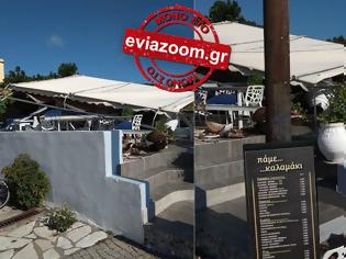 Φωτογραφία για Τρακτέρ διέλυσε ψητοπωλείο στην Αγία Άννα: Η ιδιοκτήτρια μιλάει αποκλειστικά στο EviaZoom.gr για την εγκληματική ενέργεια - Εικόνες και Βίντεο από το σημείο!