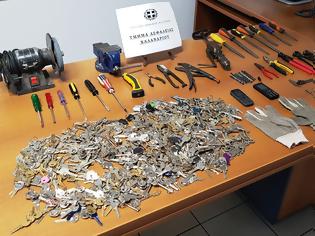 Φωτογραφία για 646 κλειδιά είχαν οι διαρρήκτες του Χαλανδρίου (ΦΩΤΟ)