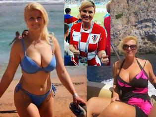 Φωτογραφία για Η πληθωρική Πρόεδρος της Κροατίας είναι η πιο πιστή οπαδός της Εθνικής ομάδας (ΦΩΤΟ)