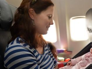 Φωτογραφία για Προετοιμασία του μωρού σας για πρώτη φορά σε ταξίδι με αεροπλάνο