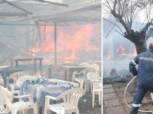Φωτογραφία για Πύρινη κόλαση στην Κινέτα: Κάηκαν σπίτια, εκκενώθηκαν οικισμοί