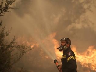 Φωτογραφία για Κόρινθος: Σε εξέλιξη η φωτιά στις περιοχές Ζεμενό και Θροφάρι