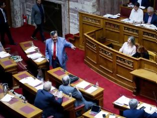 Φωτογραφία για Νέος χαμός στη Βουλή με τη Χρυσή Αυγή - Απίστευτες προκλήσεις Παππά για Μακρόνησο και… κοινωνική εργασία