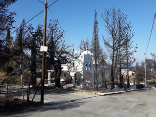 Φωτογραφία για Καμία εκκλησία και κανένα προσκυνητάρι δεν υπέστη την παραμικρή ζημιά, ούτε καν μουτζούρα στη φωτιά στην Αττική