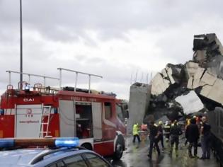 Φωτογραφία για La Repubblica: Η κατάρρευση της γέφυρας στη Γένοβα μπορεί να οφείλεται σε κεραυνό