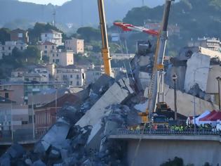 Φωτογραφία για Εθνικό πένθος στην Ιταλία για την κατάρρευση της γέφυρας στη Γένοβα