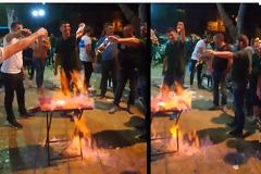 Φωτιά με ουίσκι στη ΧΡΥΣΟΒΙΤΣΑ Ξηρομέρου για τον ΒΕΛΛΙΣΑΡΗ! (VIDEO)