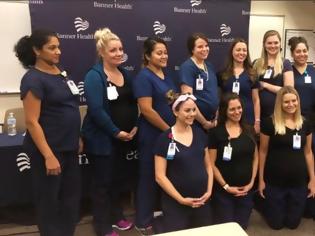 Φωτογραφία για 16 νοσοκόμες σε μονάδα της Αριζόνα έμειναν το ίδιο διάστημα έγκυες