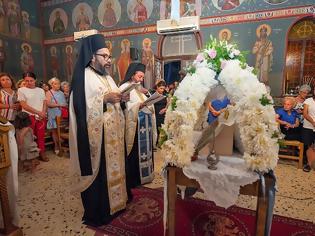 Φωτογραφία για Με κατάνυξη εορτάστηκε στην Ι.Μ. Αγίου Γεωργίου Αστακού η εορτή της Κοιμήσεως της Θεοτόκου- ΦΩΤΟ