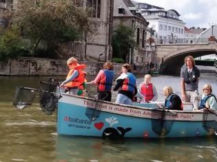 Φωτογραφία για Άμστερνταμ: τουρισμός και ψάρεμα πλαστικού στα κανάλια